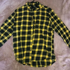 Yellow and black Flannel